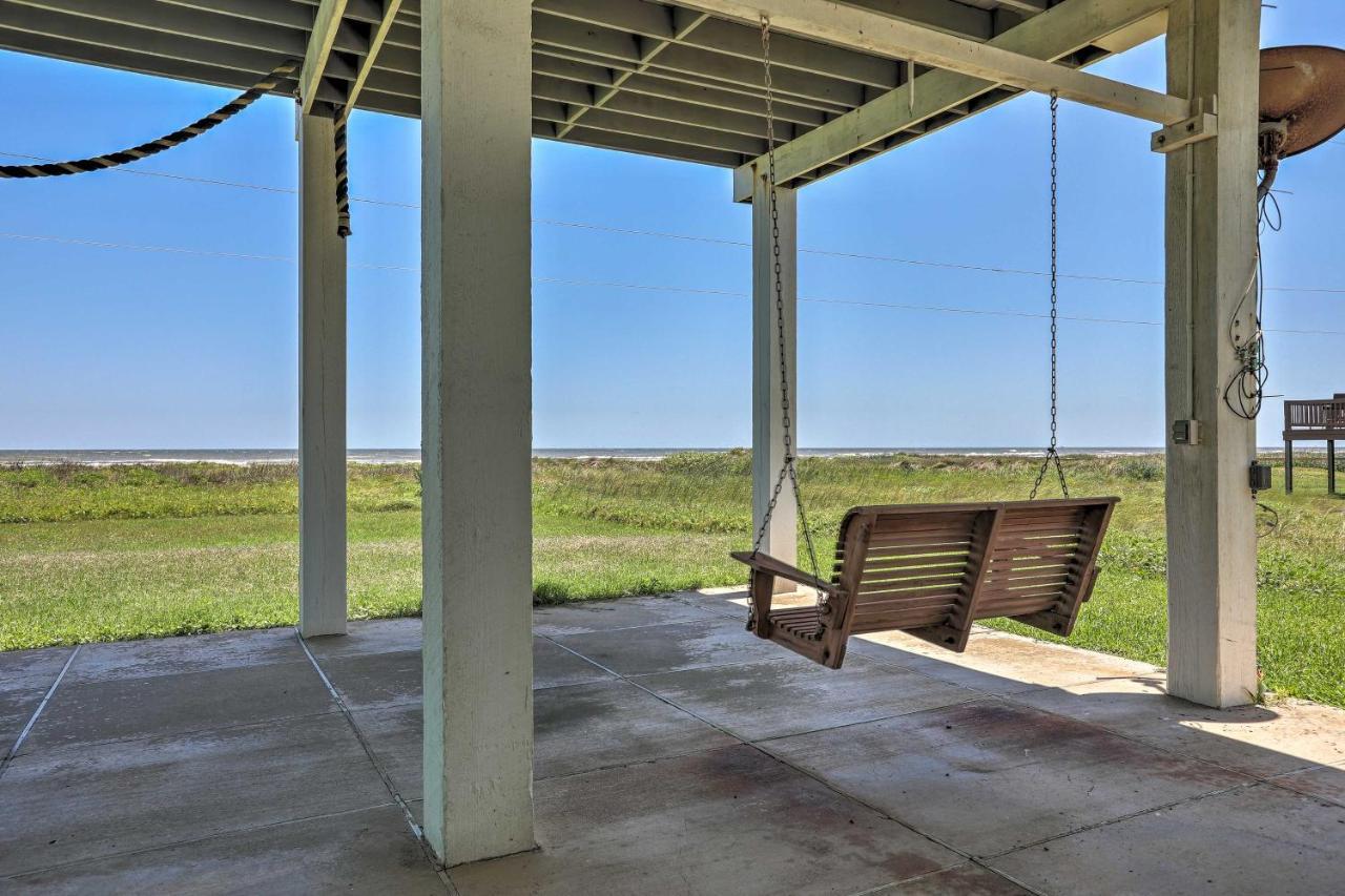Oceanfront Galveston Home - Walk To Beach! Kültér fotó